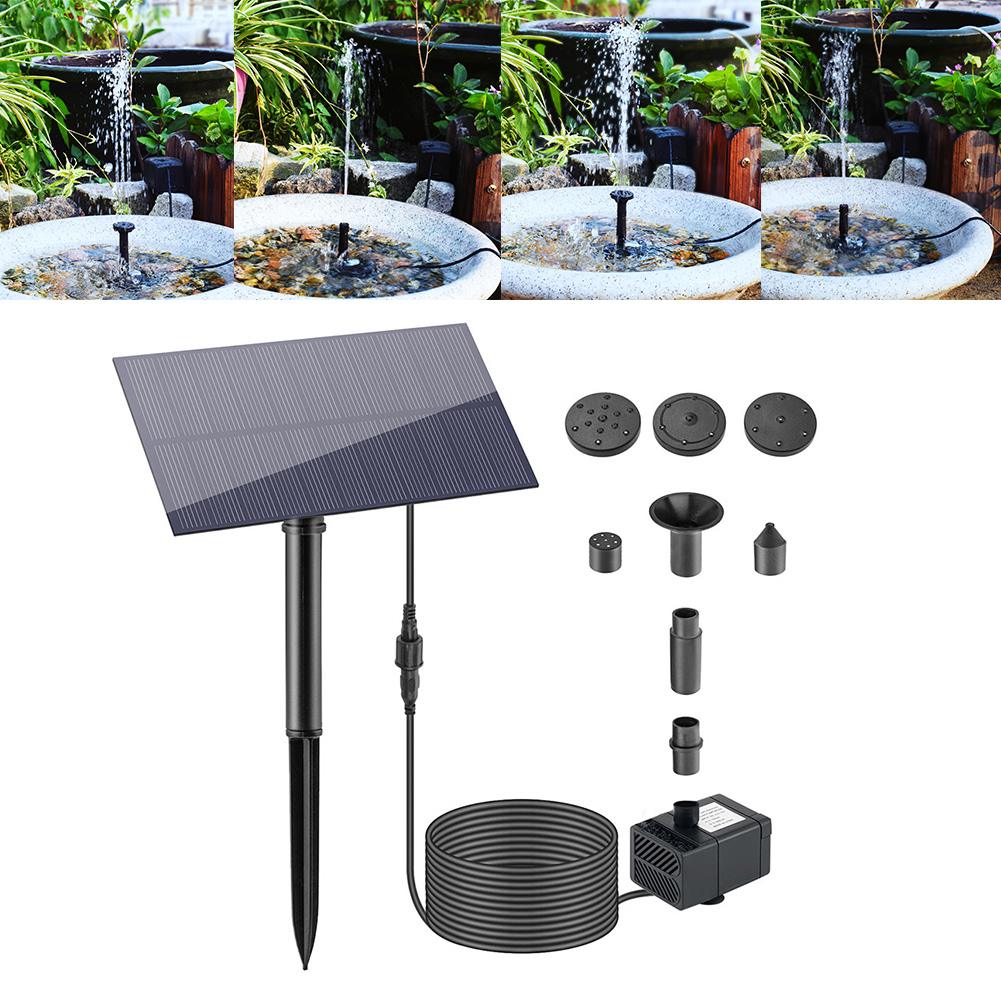 Solar Pool Pump Kit - 5W 5V Water Fountain Garden Decoration