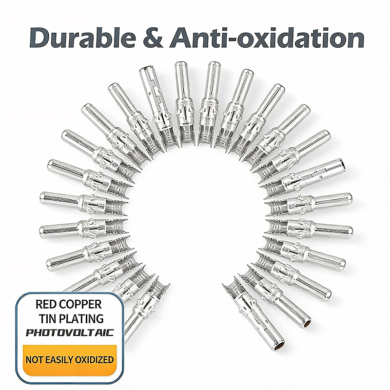 Solar Cable Mc4 Connector - 50Pairs Solar Connector Pins – Male
