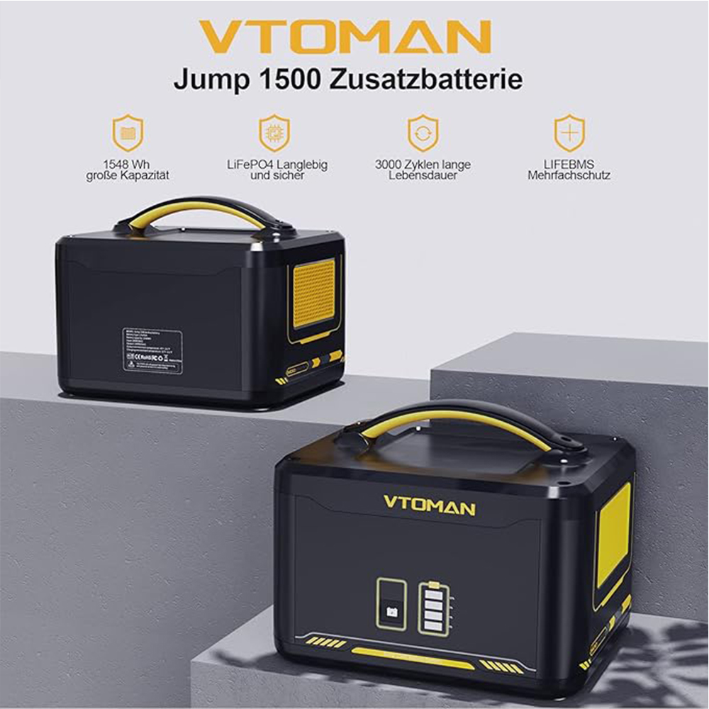 VTOMAN Jump 1500 Extra Battery - Lifepo4 Battery Pack review and price