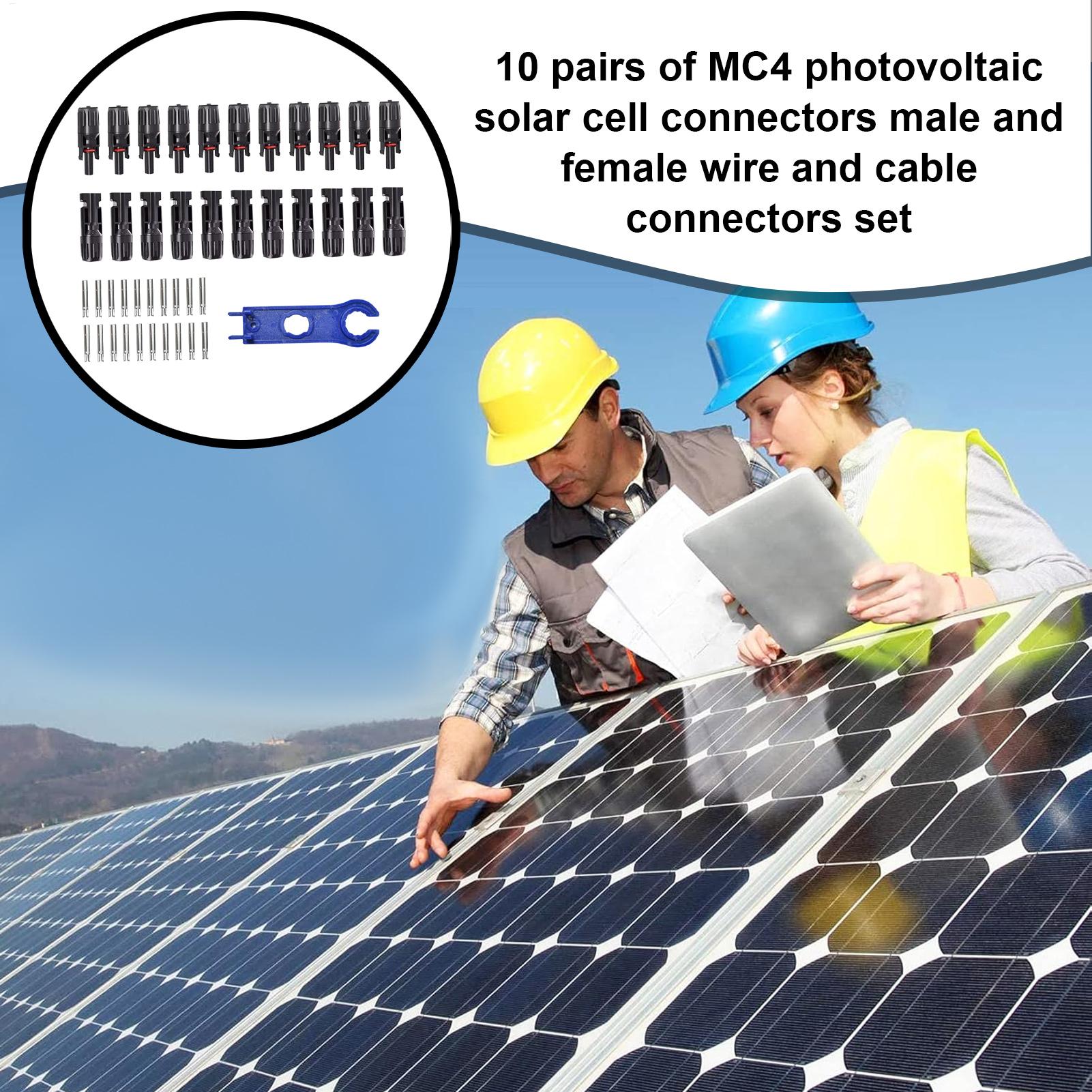 10Pair MC4 Photovoltaic Solar  - Solar Cable Mc4 Connector review and price