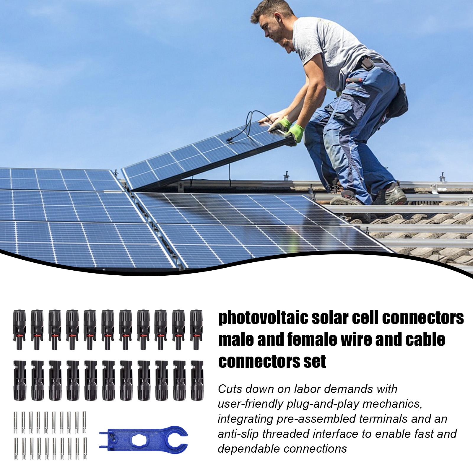 10Pair MC4 Photovoltaic Solar  - Solar Cable Mc4 Connector review and price