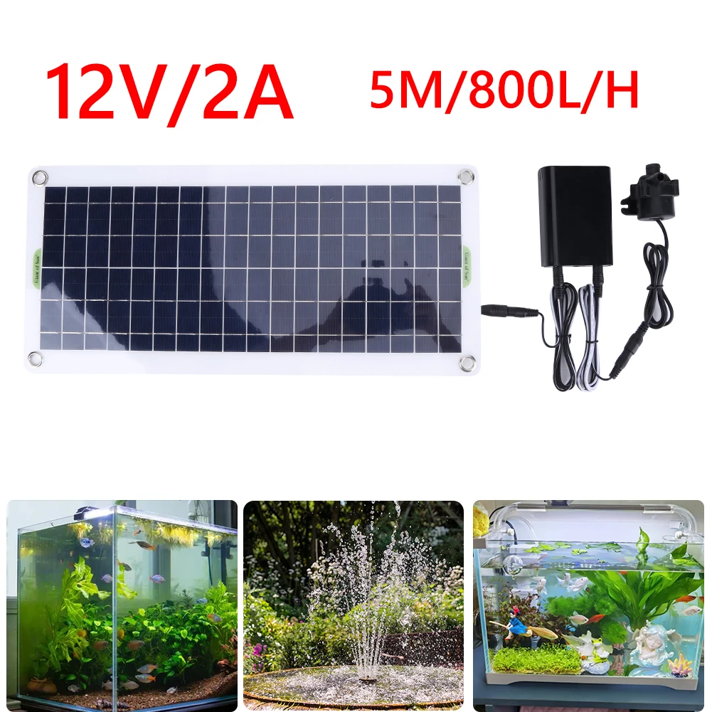 30W 800L/H DC 18V Low Noise Br - Solar Pool Pump Kit review and price