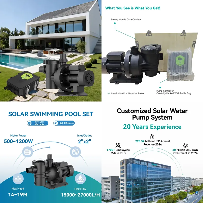 Veichi Manufacturer Supply 2 I - Solar Pool Pump Kit review and price
