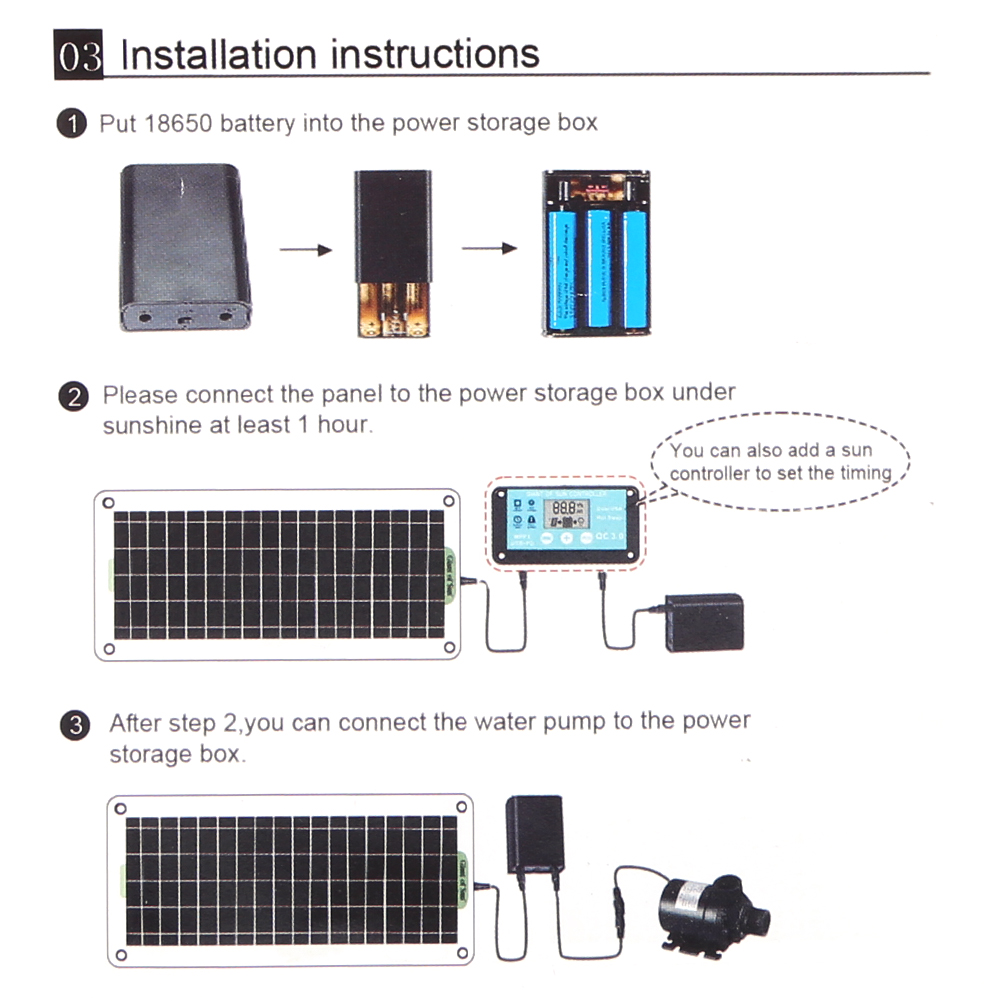 18V 30W Fountain Panel Pump Ga - Solar Pool Pump Kit review and price