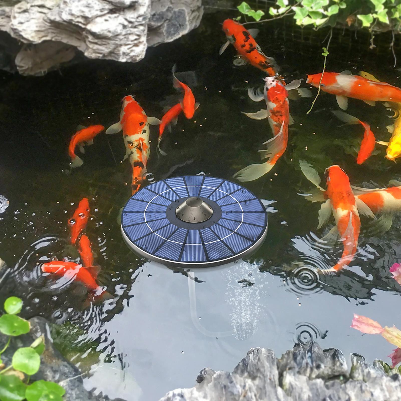 Solar-powered pond aerator pum - Solar Pool Pump Kit review and price
