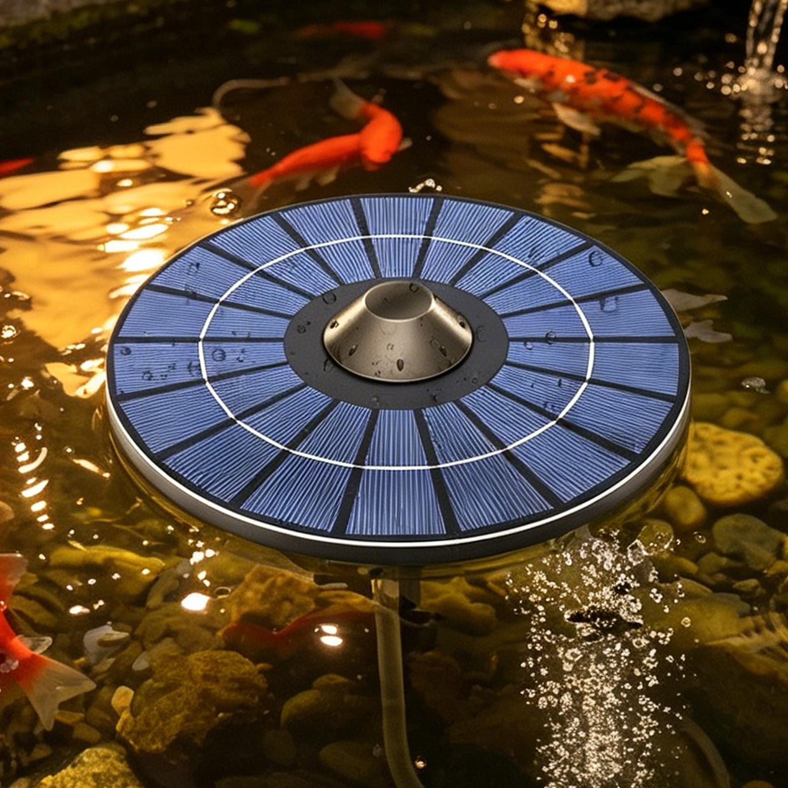 Solar-powered pond aerator pum - Solar Pool Pump Kit review and price