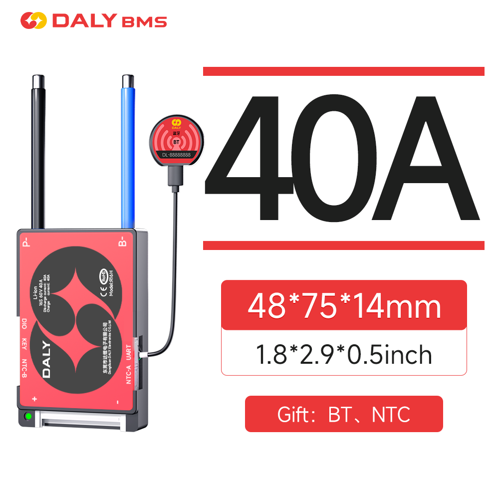 DALY Smart BMS 16S 60V 40A Li- - Lifepo4 Battery Pack review and price