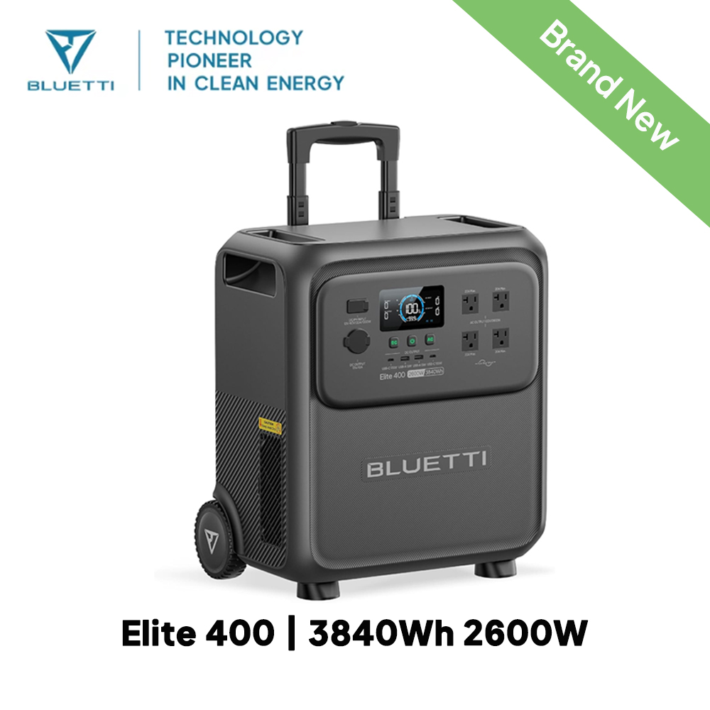 BLUETTI Elite 400 2600W 3840Wh - Lifepo4 Battery Pack review and price