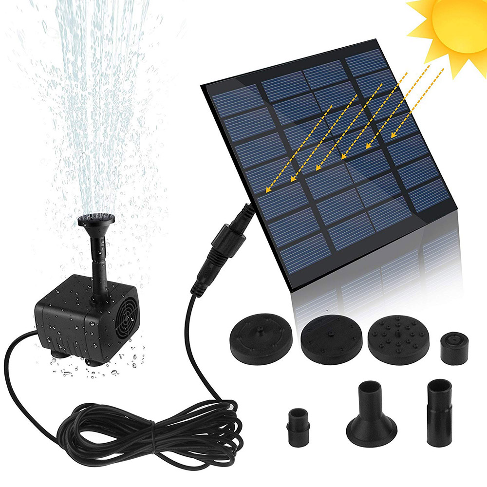 Mini Solar Fountain Pump Water - Solar Pool Pump Kit review and price