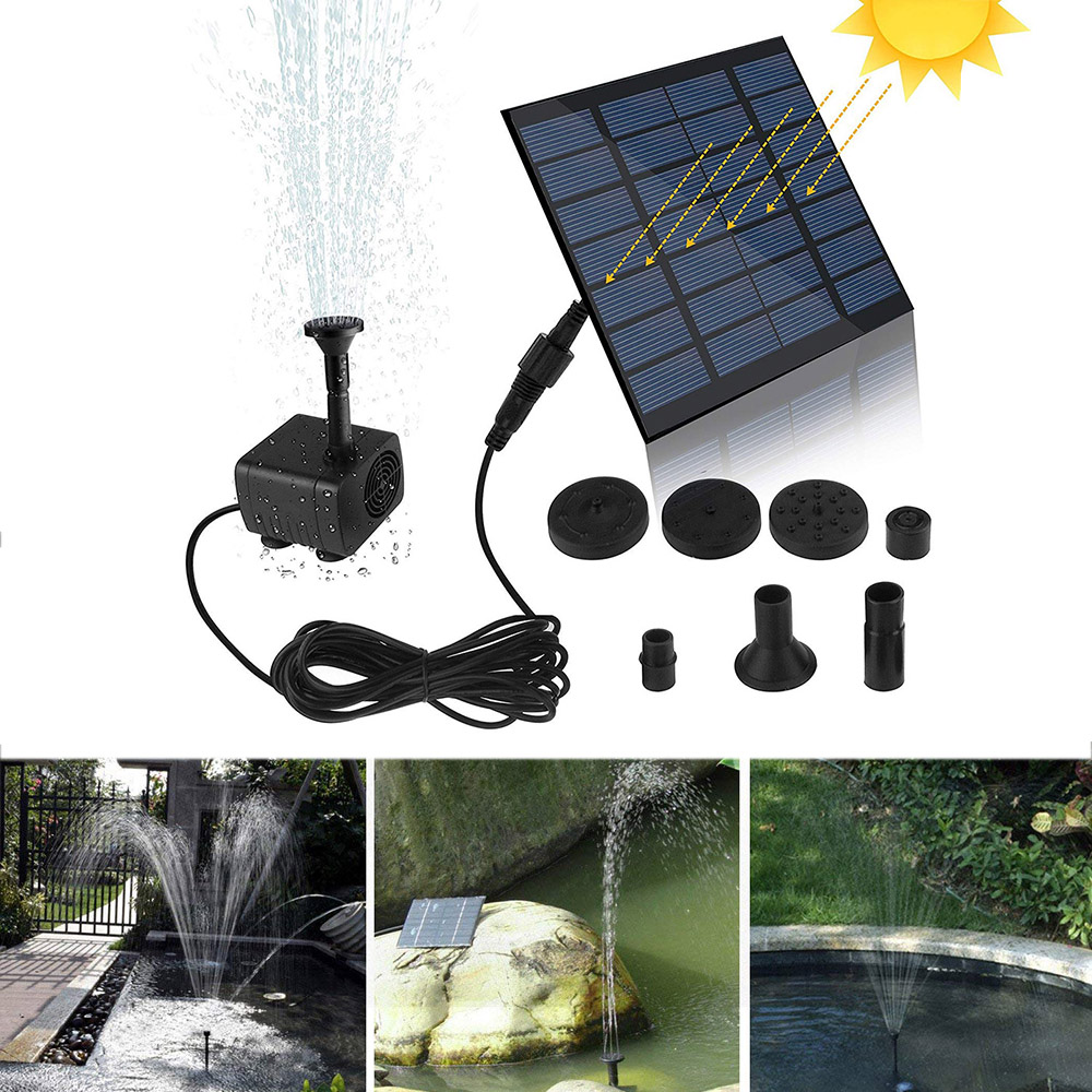 Mini Solar Fountain Pump Water - Solar Pool Pump Kit review and price